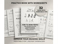 How to Draw People | Figure Sketching Practice Book, Printable PDF Workbook, Beginner to Intermediate, Drawing Exercises